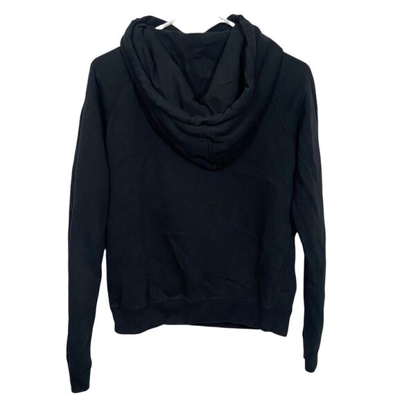 Nike Black Graphic Pullover Hoodie Sweatshirt - Picture 2 of 4